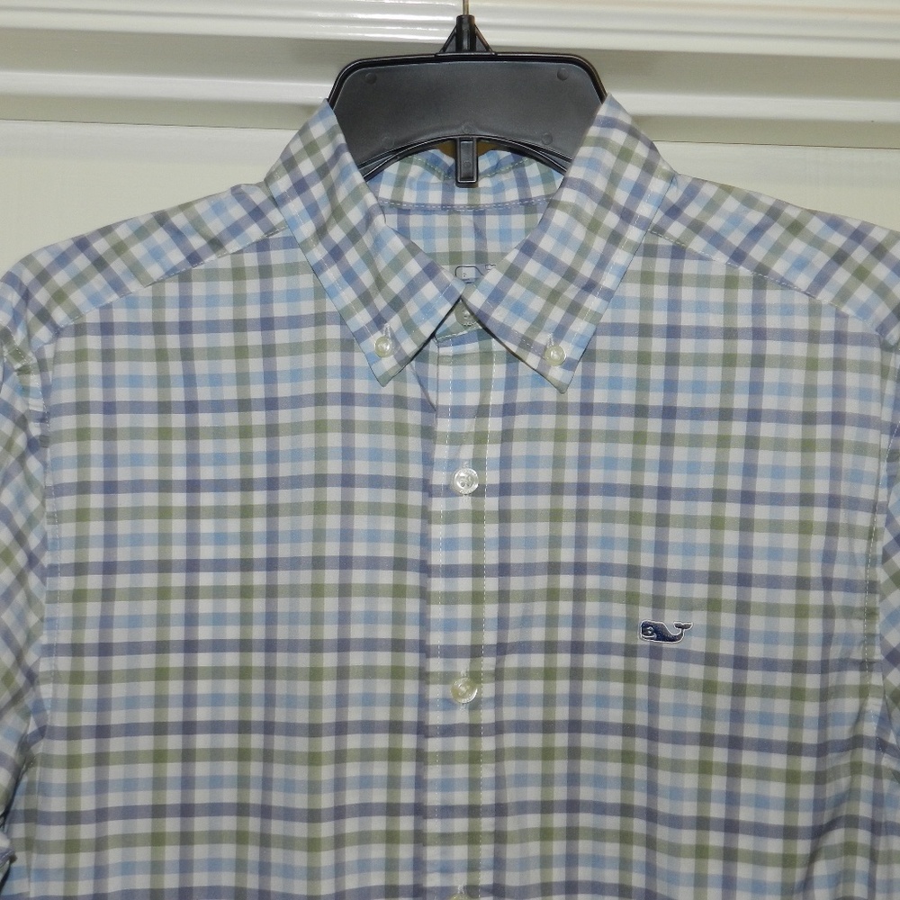 Vineyard Vines Performance Whale Shirt Classic Sz S